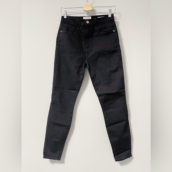 Frame Ali High Rise Cigarette Jeans - Picture 4 of 15